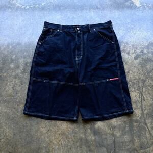 Crazy Vintage Baggy Y2K Unique Nautica‎ Denim Shorts